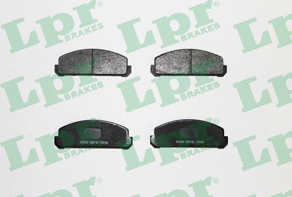 LPR 05P192 - Bremžu uzliku kompl., Disku bremzes www.autospares.lv