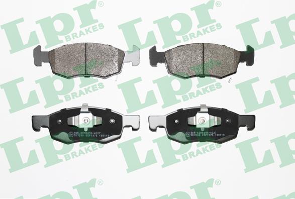 LPR 05P1976 - Brake Pad Set, disc brake www.autospares.lv