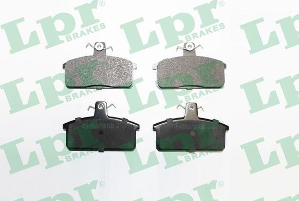 LPR 05P1498 - Brake Pad Set, disc brake www.autospares.lv