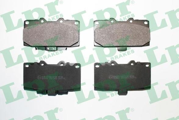 LPR 05P1453 - Тормозные колодки, дисковые, комплект www.autospares.lv