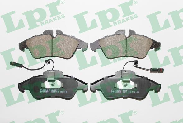 LPR 05P1469 - Brake Pad Set, disc brake www.autospares.lv