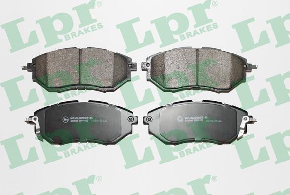 LPR 05P1402 - Brake Pad Set, disc brake www.autospares.lv