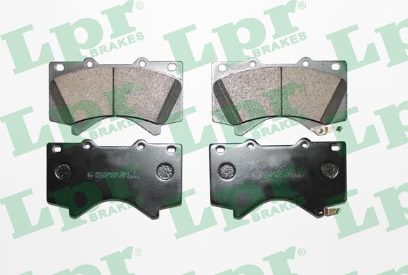 LPR 05P1418 - Тормозные колодки, дисковые, комплект www.autospares.lv