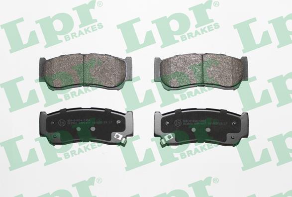 LPR 05P1417 - Brake Pad Set, disc brake www.autospares.lv