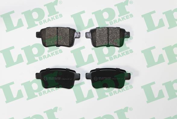 LPR 05P1487 - Brake Pad Set, disc brake www.autospares.lv