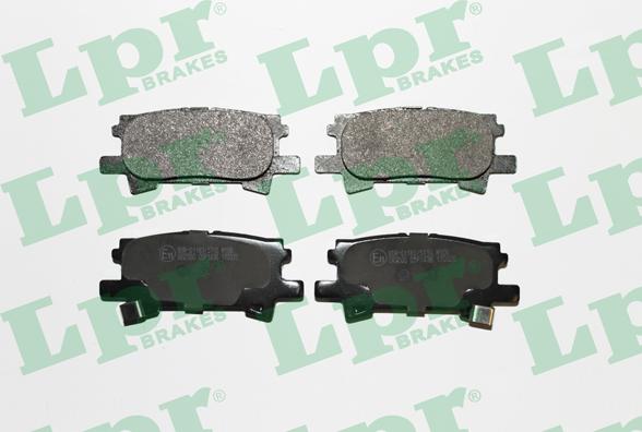 LPR 05P1436 - Тормозные колодки, дисковые, комплект www.autospares.lv