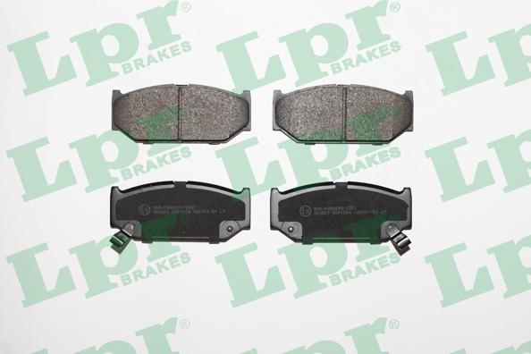 LPR 05P1594 - Тормозные колодки, дисковые, комплект www.autospares.lv