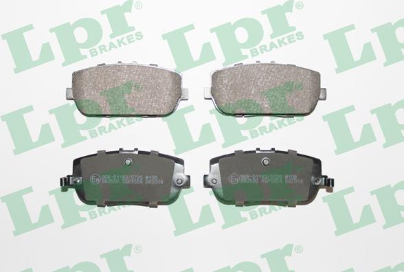 LPR 05P1554 - Bremžu uzliku kompl., Disku bremzes www.autospares.lv