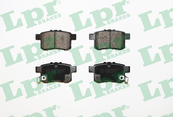 LPR 05P1569 - Тормозные колодки, дисковые, комплект www.autospares.lv