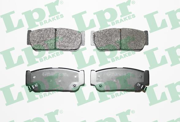 LPR 05P1504 - Brake Pad Set, disc brake www.autospares.lv