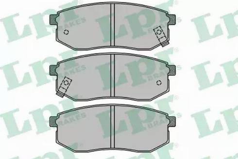 LPR 05P1514 - Brake Pad Set, disc brake www.autospares.lv