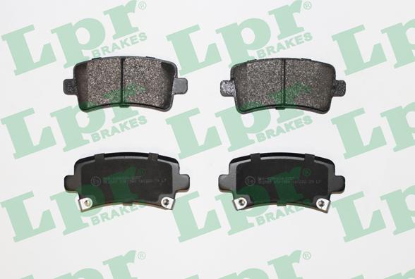 LPR 05P1584 - Bremžu uzliku kompl., Disku bremzes www.autospares.lv