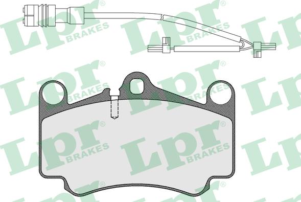 LPR 05P1588B - Bremžu uzliku kompl., Disku bremzes www.autospares.lv