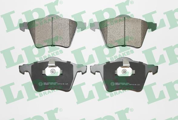 LPR 05P1525 - Brake Pad Set, disc brake www.autospares.lv