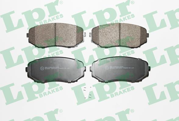 LPR 05P1573 - Brake Pad Set, disc brake www.autospares.lv