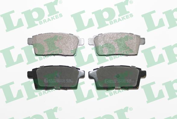 LPR 05P1572 - Brake Pad Set, disc brake www.autospares.lv