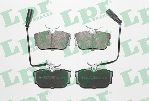 LPR 05P1699 - Brake Pad Set, disc brake www.autospares.lv