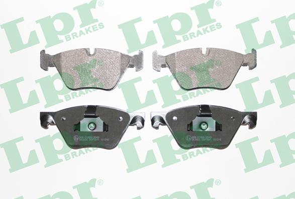 LPR 05P1641 - Тормозные колодки, дисковые, комплект www.autospares.lv