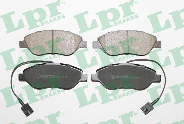 LPR 05P1658 - Bremžu uzliku kompl., Disku bremzes www.autospares.lv