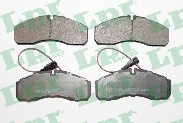 LPR 05P1664 - Brake Pad Set, disc brake www.autospares.lv