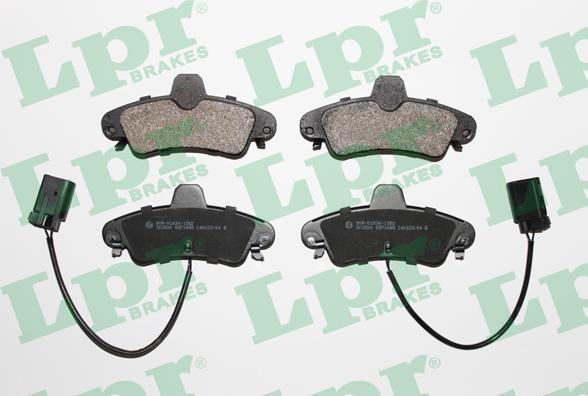 LPR 05P1668 - Bremžu uzliku kompl., Disku bremzes www.autospares.lv