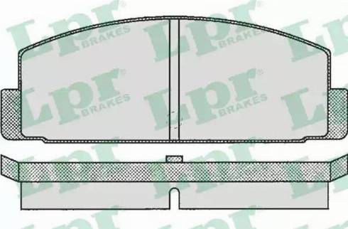 LPR 05P160 - Bremžu uzliku kompl., Disku bremzes www.autospares.lv