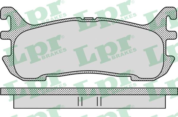 LPR 05P1099 - Bremžu uzliku kompl., Disku bremzes autospares.lv