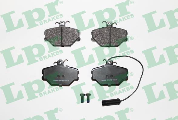 LPR 05P1092 - Тормозные колодки, дисковые, комплект www.autospares.lv