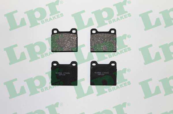 LPR 05P109 - Brake Pad Set, disc brake www.autospares.lv