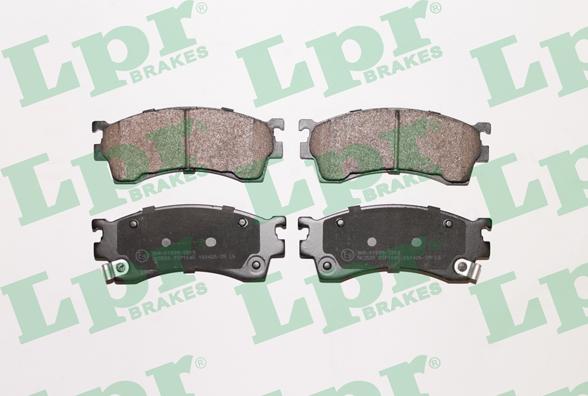 LPR 05P1045 - Brake Pad Set, disc brake www.autospares.lv