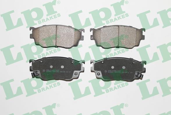 LPR 05P1046 - Тормозные колодки, дисковые, комплект www.autospares.lv