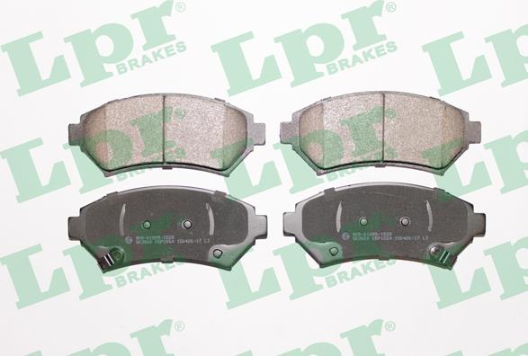 LPR 05P1054 - Bremžu uzliku kompl., Disku bremzes www.autospares.lv