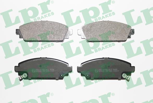 LPR 05P1069 - Brake Pad Set, disc brake www.autospares.lv