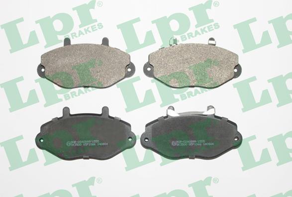 LPR 05P1066 - Bremžu uzliku kompl., Disku bremzes www.autospares.lv