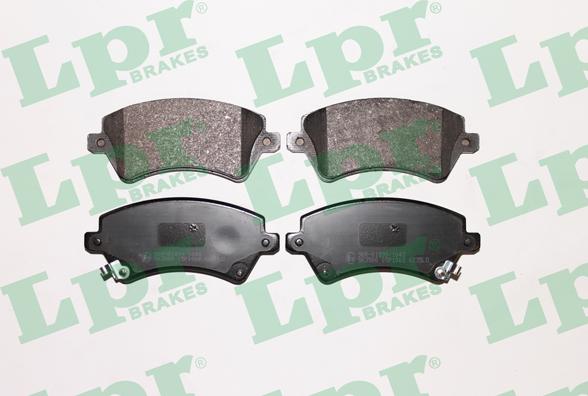 LPR 05P1002 - Brake Pad Set, disc brake www.autospares.lv