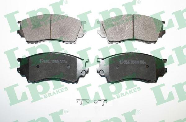 LPR 05P1019 - Brake Pad Set, disc brake www.autospares.lv