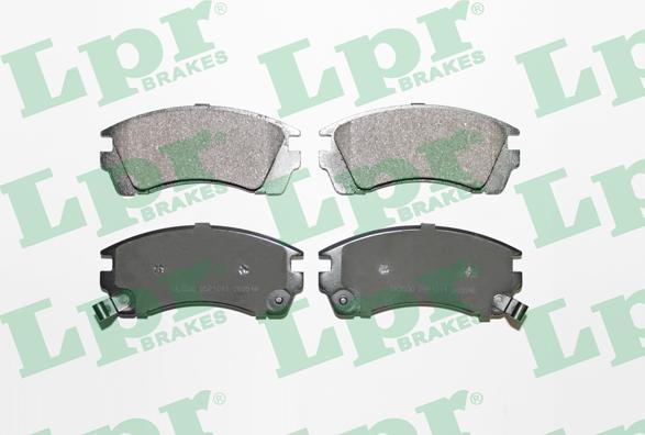 LPR 05P1011 - Brake Pad Set, disc brake www.autospares.lv