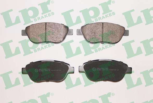 LPR 05P1192 - Brake Pad Set, disc brake www.autospares.lv