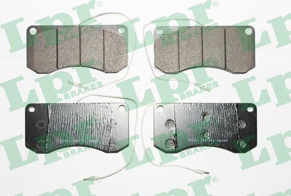 LPR 05P1148 - Brake Pad Set, disc brake www.autospares.lv