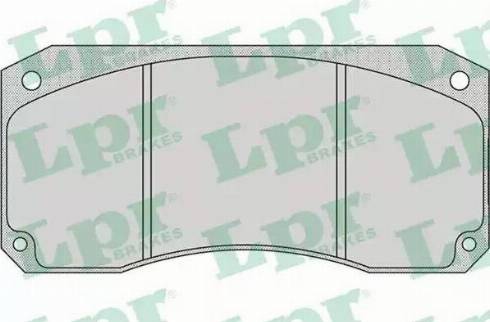 LPR 05P1153 - Bremžu uzliku kompl., Disku bremzes www.autospares.lv