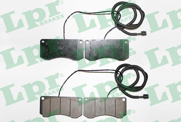 LPR 05P1160 - Brake Pad Set, disc brake www.autospares.lv