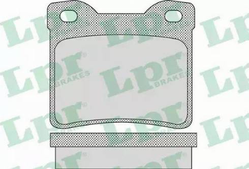 LPR 05P1100 - Bremžu uzliku kompl., Disku bremzes www.autospares.lv