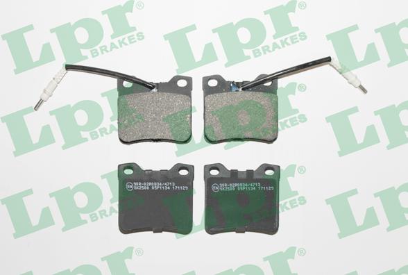 LPR 05P1134 - Bremžu uzliku kompl., Disku bremzes www.autospares.lv