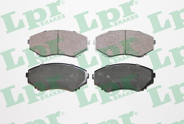 LPR 05P1132 - Тормозные колодки, дисковые, комплект www.autospares.lv