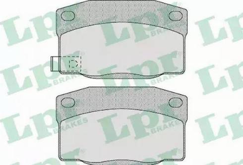 LPR 05P1128 - Bremžu uzliku kompl., Disku bremzes www.autospares.lv