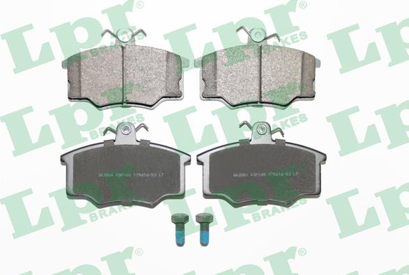 LPR 05P188 - Brake Pad Set, disc brake www.autospares.lv