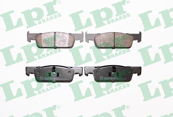 LPR 05P1825 - Bremžu uzliku kompl., Disku bremzes www.autospares.lv