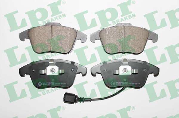 LPR 05P1392 - Brake Pad Set, disc brake www.autospares.lv