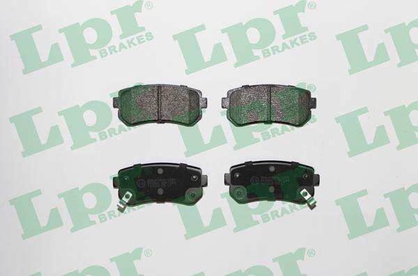 LPR 05P1344 - Тормозные колодки, дисковые, комплект www.autospares.lv