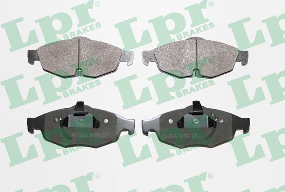 LPR 05P1356 - Bremžu uzliku kompl., Disku bremzes www.autospares.lv